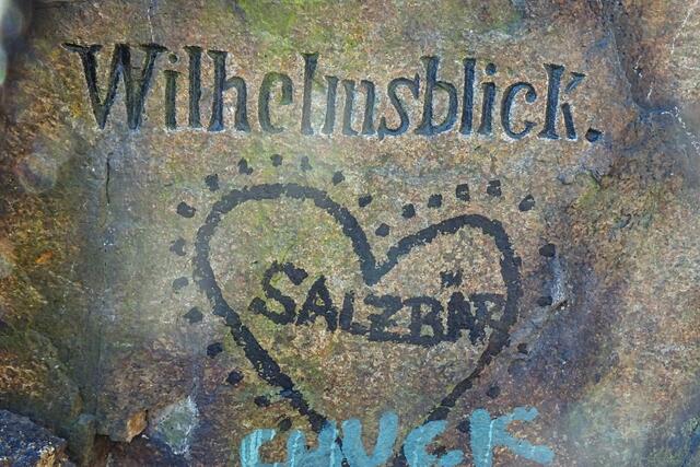 auch der Pionierstieg ist vor Vandalismus nicht geschützt