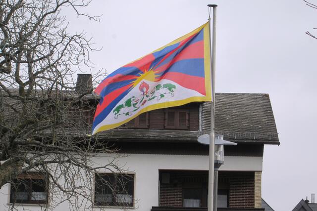 Flagge zeigen für Tibet.