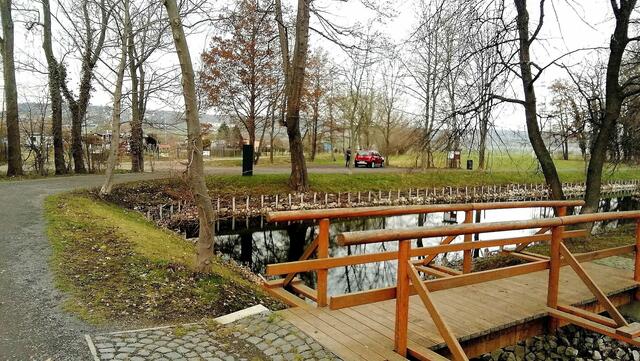 Der Gutspark in Großjena am 10.3.2021 !