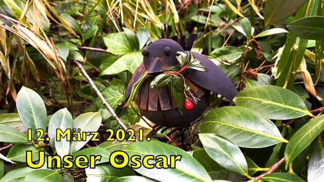 12. März 2021. Spaziergang in unserem Park. Bleibt gesund!