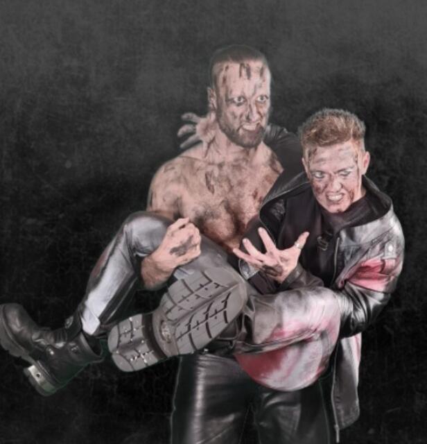 Neue Deutsche Härte Sängerin Tina Schüssler zeigt mit ihrer Band, darunter ihr Schlagzeuger Jan Skirde, eine neue Seite und sorgt wie von ihr gewohnt weiter für knallharte Treffer | Foto: Valterio D‘Arcangelo