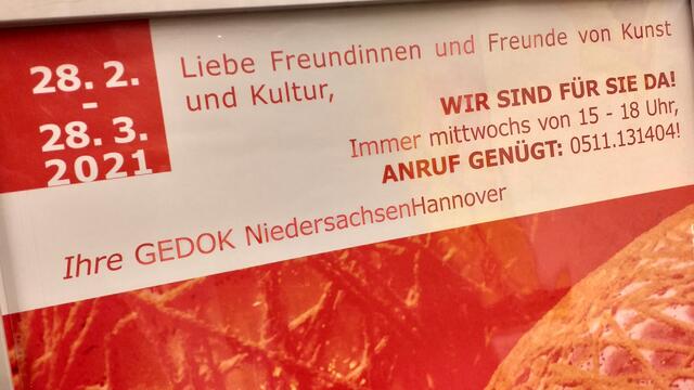 GEDOK NiedersachsenHannover - Plakat zur Ausstellung