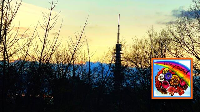 1. April 2021. Abendstimmung! Bleibt gesund!