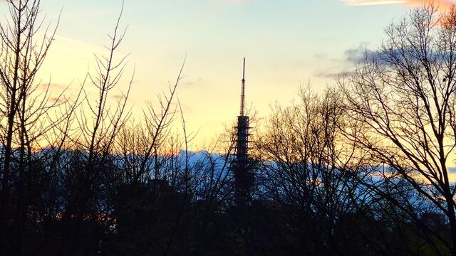 1. April 2021. Abendstimmung! Bleibt gesund!