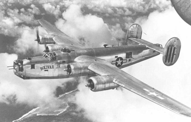 Beim ersten Bombenangriff auf Celle am 22.02.1945 waren Maschinen vom Typ B-24 beteiligt. Vielleicht war ein Bomber dieser Bauart auch beim Einsatz NSG aktiv. - Foto: Wikipedia