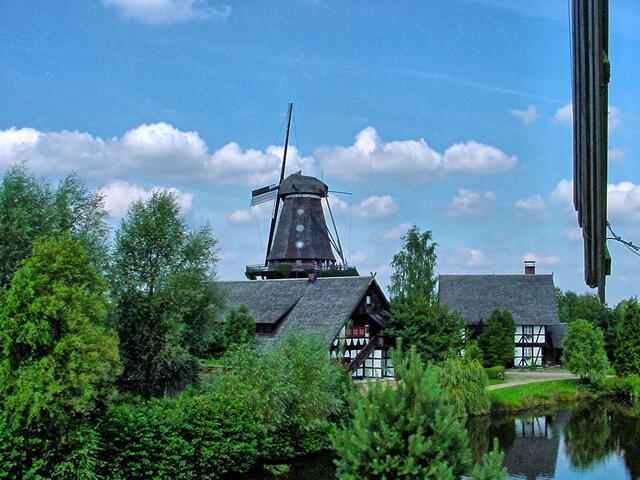Blick von Mühle zu Mühle