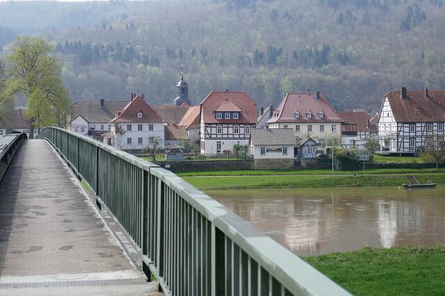 Weserbrücke bei Oberweser