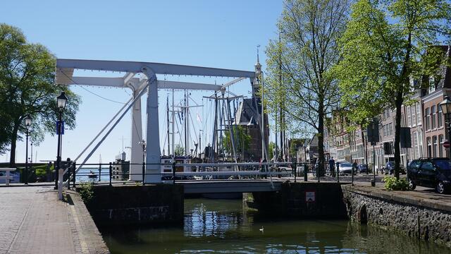 Zugbrücke in Hoorn in Nordholland