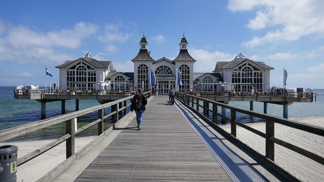 Die Seebrücke bei Sellin auf Rügen