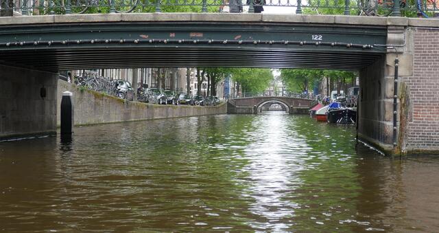 Grachtenbrücken in Amsterdam