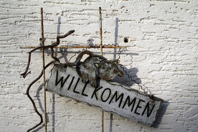 Auch hier eine eindeutige Botschaft: Willkommen.