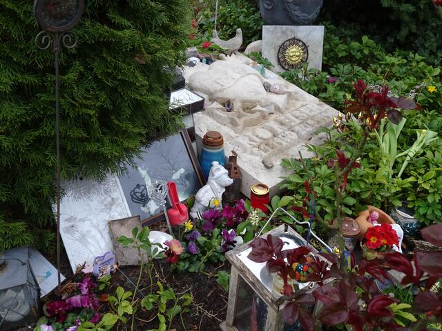 Grabstelle Rio Reiser  († 1996 – Musiker, Komponist und Schauspieler, Gründungsmitglied der Band Ton Steine Scherben)