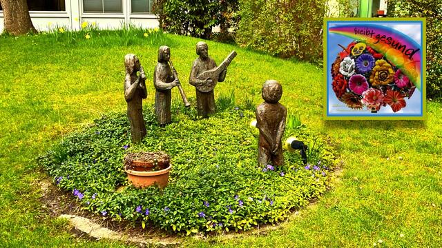 15. April 2021. Unsere Musikkapelle im Park. Bleibt gesund!