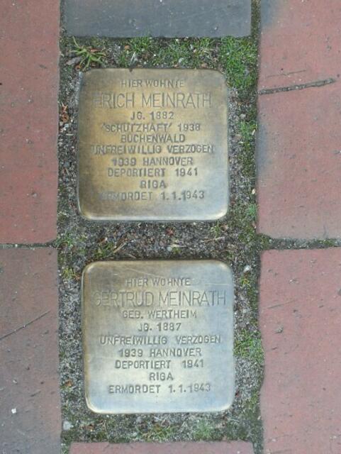 Stolpersteine in der Leinstraße