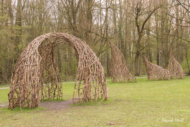Kunstprojekt im Hermann-Löns-Park Hannover www.notabene-sprachkonzept.de
