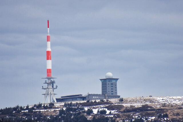 Brocken, ist mit 1142 m ü. NHN der höchste Berg des Harzes