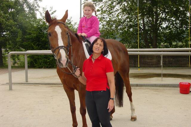 Besuch darf reiten!