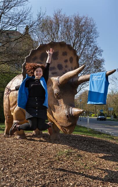 Jetzt gibts Info's zu den Saurier von den Dino-Scouts | Foto: Landesmuseum Hannover