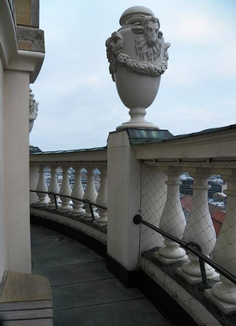 Aussichts-Balustrade in 40 Metern Höhe