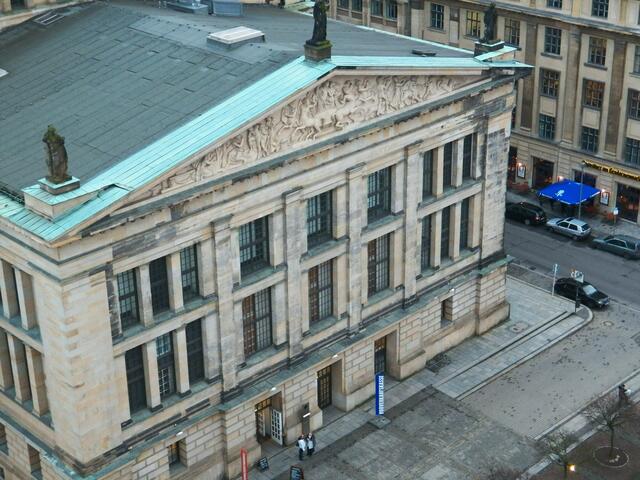Blick auf Teile des ,Schauspiel- oder Konzerthauses