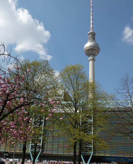 Blick von der Grunerstraße, Frühling 2021