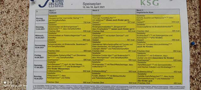 Sehr wichtig! ;-) Das Essen war übrigens super!