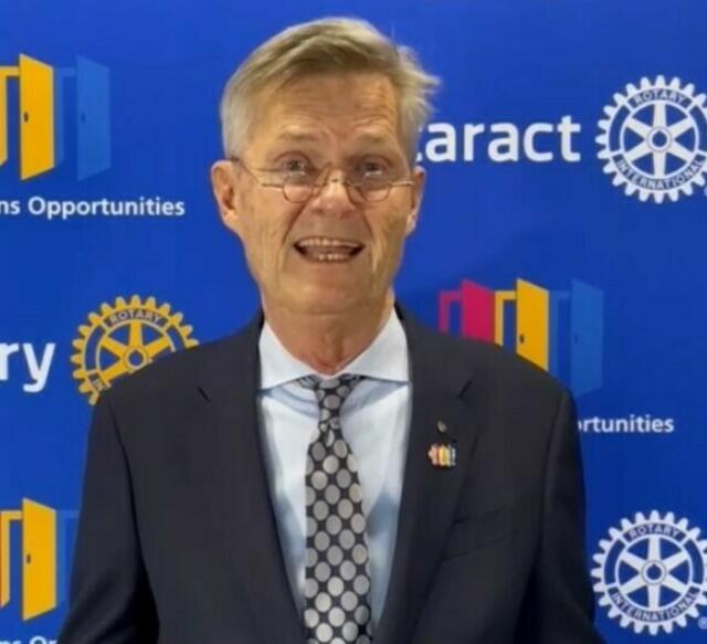 Wollte nicht fehlen als Gratulant: RI-Präsident Holger Knaack. | Foto: © Bernhard Maisch