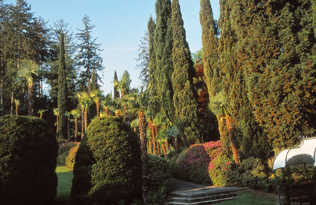 Park von Haus La Collina