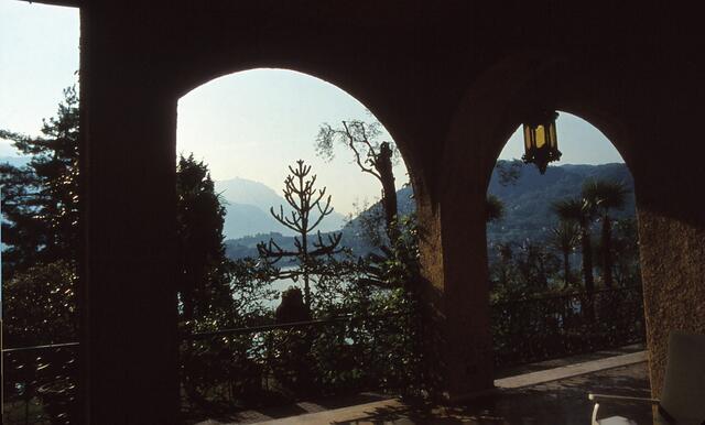 Terrasse des Hauses La Collina