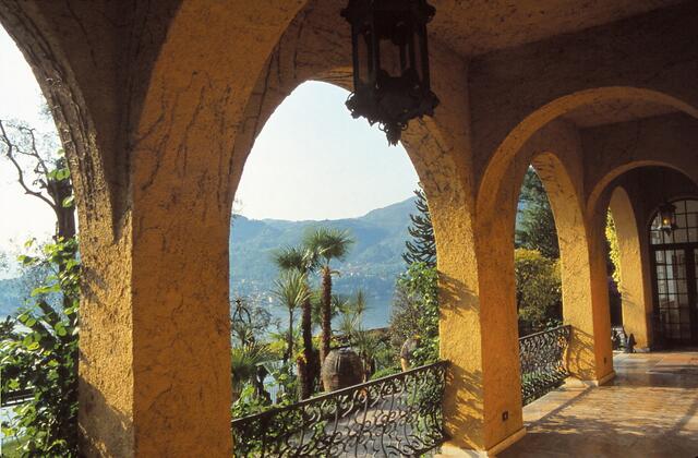 Terrasse des Haus La Collina