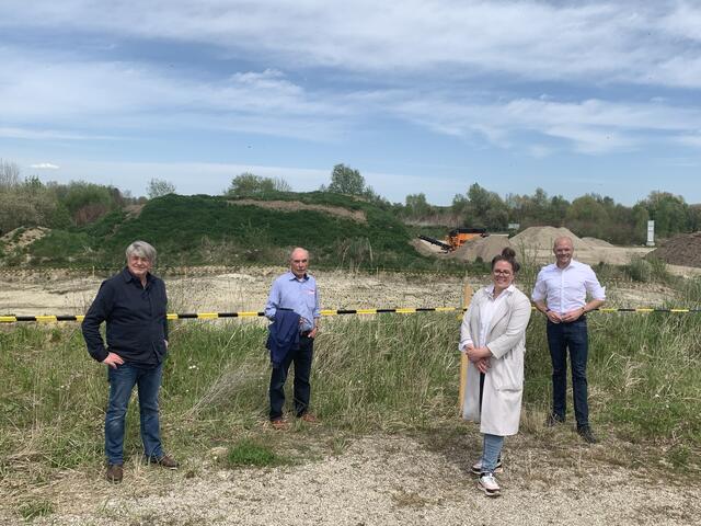 von links: Andreas Thaler, Dr. Albert Eding, Lisa Thaler, Dr. Fabian Mehring