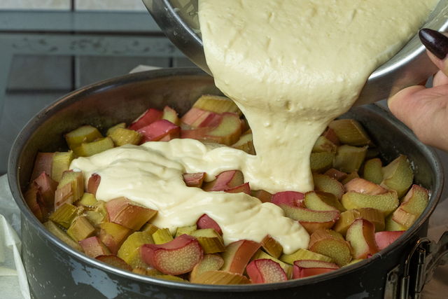 Sabinas Kochstudio: Rhabarberkuchen