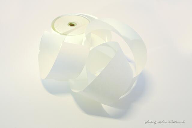 Papierrolle für ehemalige Rechenmaschinen...