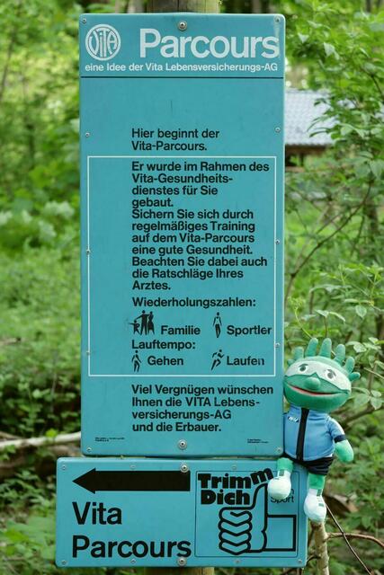BuBa möchte einen echten Vita-Parcours ausprobieren. Hier gehts los!