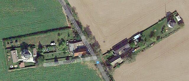 Mühle I (links) und Mühle II (rechts) aktuell auf Google Maps