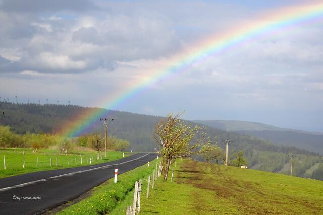 aus dem doppelten Regenbogen wurde wieder ein einfacher