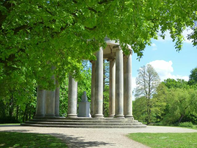 Blick zum Leibnitz-Pavillon