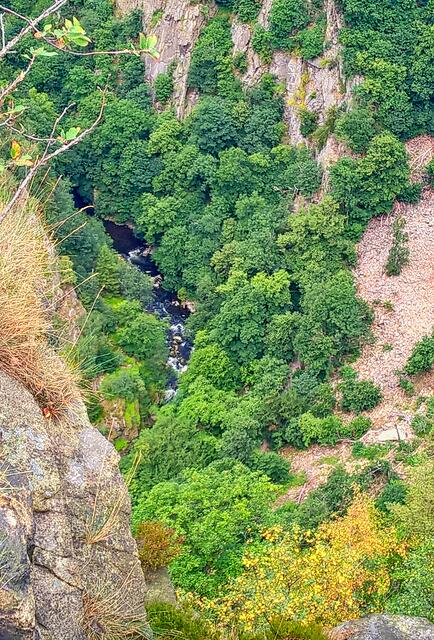 die Bode von der Rosstrappe aufgenommen (Archivbild)