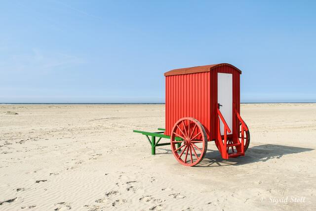 Das Original am Strand von Borkum