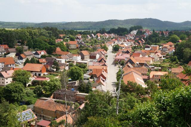 Blick von der Altenburg auf Langenstein (Archivbild)