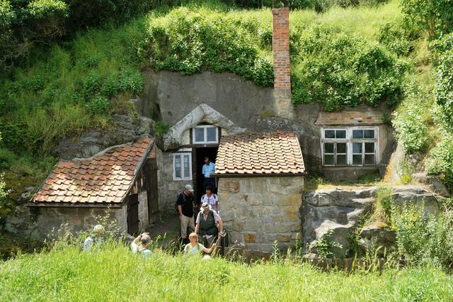 die Höhlenwohnung  Altenburg