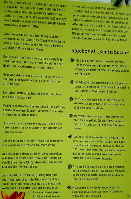 Eine Infotafel