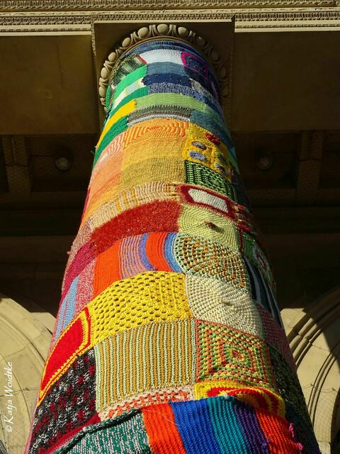 Yarn Bombing Projekt an der Staatsoper Hannover (Foto: Katja Woidtke) | Foto: Katja Woidtke