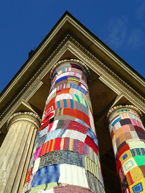 Yarn Bombing Projekt an der Staatsoper Hannover (Foto: Katja Woidtke) | Foto: Katja Woidtke