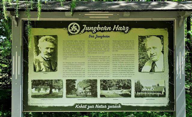 Informationstafel Jungborn