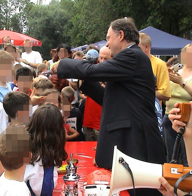 Siegerehrung mit Stephan Weil.