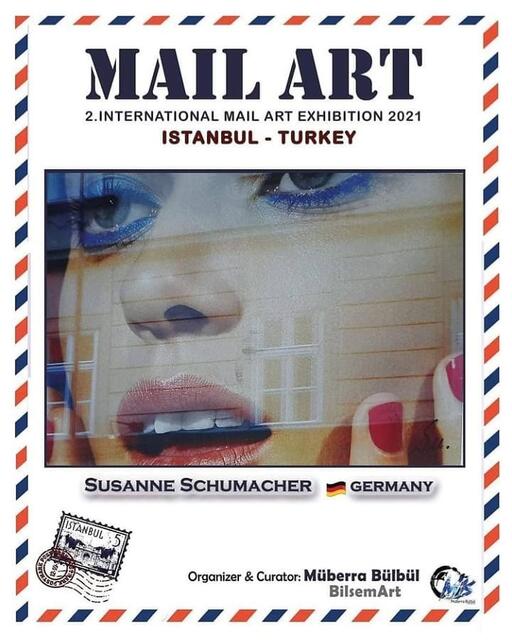 Mailart in der Ausstellung in Istanbul - Türkei | Foto: Curatorin Müberra Bülbül, Türkei
