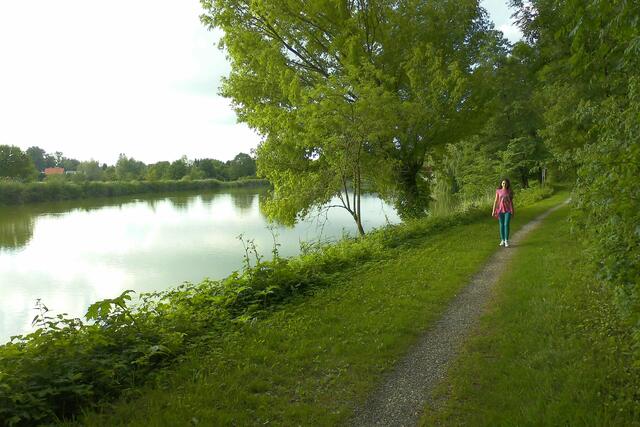 Spaziergang am Klosterweiher vorbei