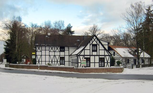 Sternhaus im Winter