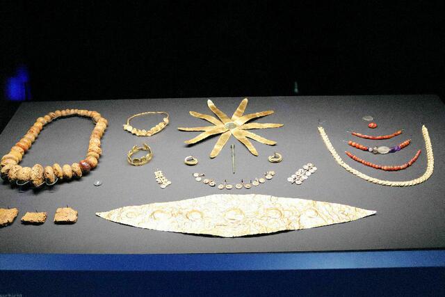 Schachtgrab Omikron, Gräberrund B, Mykene, Peleponnes, Griechenland, ca. 1700-1390 v. Chr. , National Archaeogical Museum of Athen